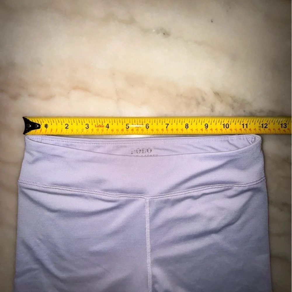Polo Ralph Lauren PURPLE Girls Athletic Yoga Stretch Shorts, US large 12/14